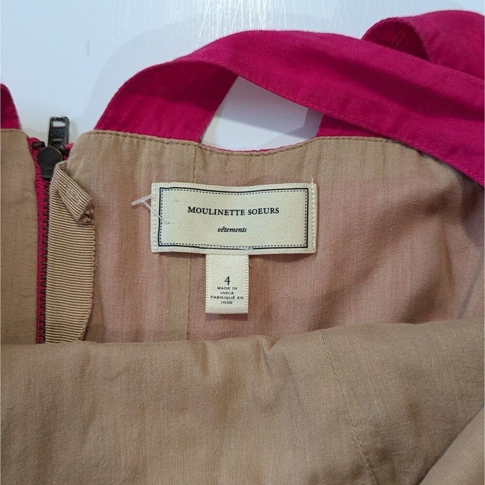 Anthropologie Moulinette Soeurs Dress Rose Pink Sierra Rhododendron - Picture 5 of 11